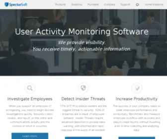 Spector.com(Spector Pro and eBlaster Keylogger will Record Every Keystroke They Type) Screenshot
