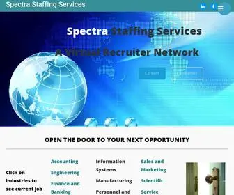 Spectra-AZ.com(Spectra Staffing Services) Screenshot