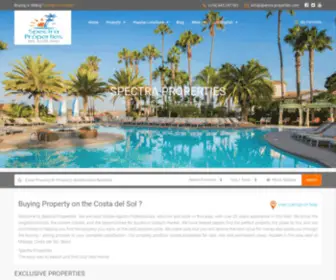 Spectra-Properties.com(Spectra Properties) Screenshot