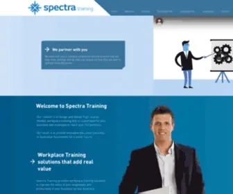 Spectra.edu.au(Workplace Training Spectra Training Australia) Screenshot