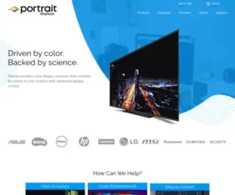 Spectracal.com(Portrait Displays) Screenshot