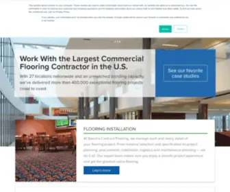 Spectracf.com(Spectra Contract Flooring) Screenshot