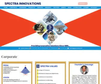 Spectraind.com(SPECTRA Innovations) Screenshot