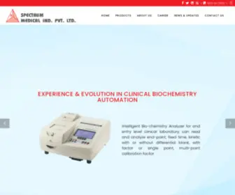 Spectralab.net(Spectrum Medical Industries Pvt) Screenshot