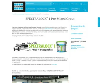 Spectralock.com(LATICRETE®) Screenshot