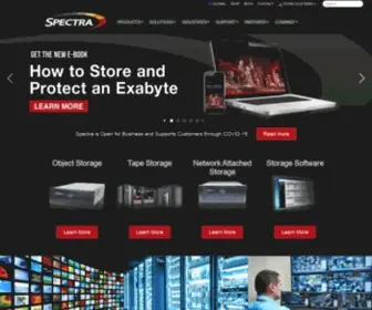 Spectralogic.com(Spectra Logic) Screenshot