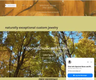 Spectralstone.com(Naturally exceptional custom jewelry) Screenshot