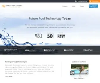 Spectrapool.com(Future Pool Equipment Today) Screenshot