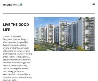 Spectraraayablr.com(Spectra Raaya) Screenshot