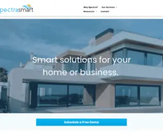 Spectrasmarthome.com(Spectra Smart Home) Screenshot