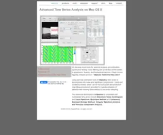 Spectraworks.com(Advanced Time Series Analysis on Mac OS X) Screenshot