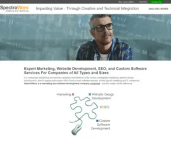 Spectraworx.com(Branding) Screenshot