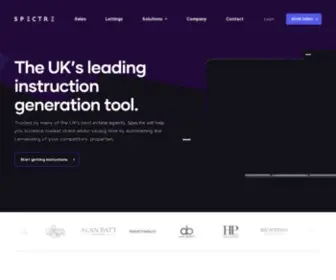 Spectre.uk.com(Multi award) Screenshot