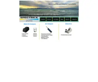 Spectrex.com(Environmental and Analytical Instruments) Screenshot