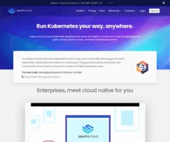 Spectrocloud.com(Spectro Cloud) Screenshot