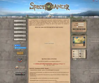 Spectromancer.com(Gathering of Power) Screenshot