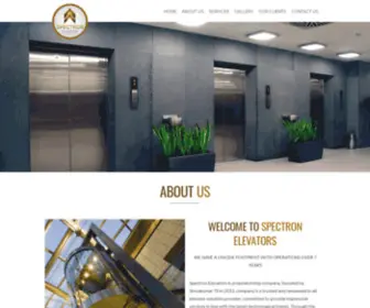 Spectronelevators.com(A UNIQUE FOOTPRINT WITH OPERATIONS OVER 7 YEARS) Screenshot