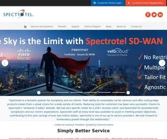 Spectrotel.com(Telecommunications) Screenshot