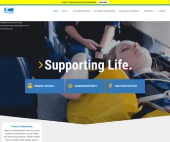 Spectrum-Aeromed.com(Spectrum aeromed) Screenshot