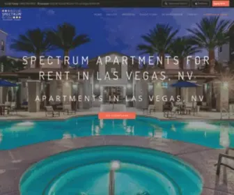 Spectrum-Aptliving.com(Affordable Apartments in Las Vegas) Screenshot