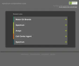 Spectrum-Corporation.com(Spectrum Corporation) Screenshot