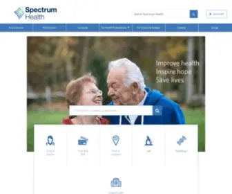Spectrum-Health.org(Grand Rapids) Screenshot