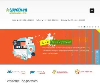 Spectrum.net.in(Spectrum Softtech Solutions pvt.ltd) Screenshot