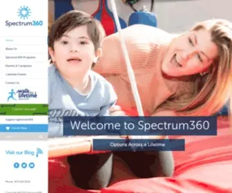 Spectrum360.org(Options Across a Lifetime) Screenshot