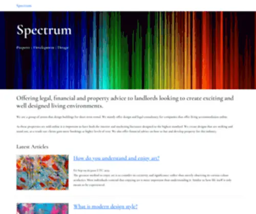 Spectrumblog.net(Spectrum Enterprises) Screenshot
