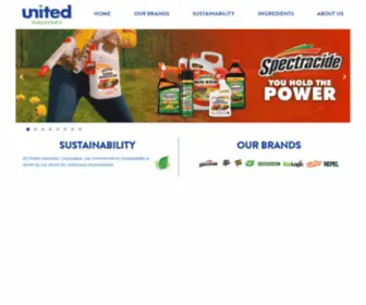 Spectrumbrandshomeandgarden.com(United Industries) Screenshot