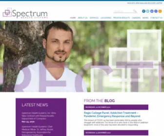 Spectrumcorrections.org(Spectrum Health Systems) Screenshot