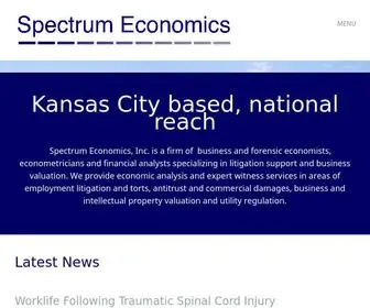 Spectrumeconomics.com(Spectrum Economics) Screenshot