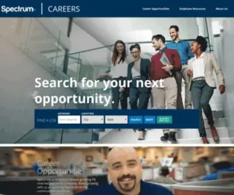 Spectrumemployeecareers.com(Working at Spectrum) Screenshot