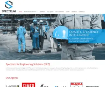 Spectrumfes.com(الرئيسية) Screenshot