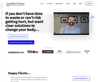 Spectrumfit.net(Beverly Personal Training) Screenshot