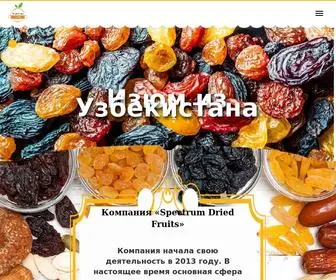Spectrumfruits.uz(Spectrum Dried Fruits) Screenshot