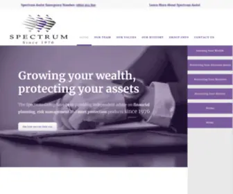 SpectrumGroup.co.za(Spectrum Group) Screenshot