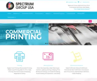 SpectrumGroupusa.com(Spectrum Printing and Promotions) Screenshot