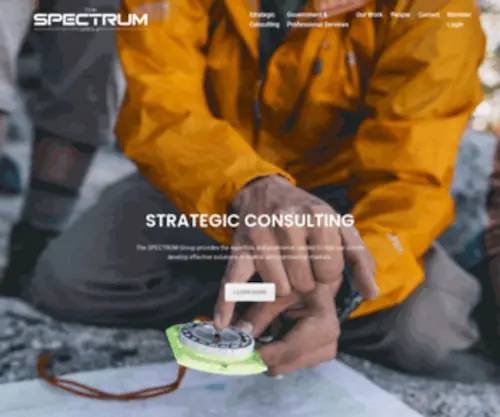 SpectrumGRP.com(The SPECTRUM Group) Screenshot