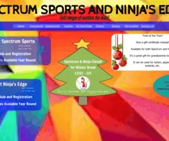 SpectrumGYM.com(Gymnastics, Tumble) Screenshot