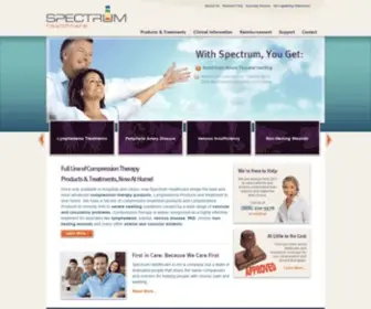 Spectrumhealthcare.net(Spectrum Healthcare) Screenshot