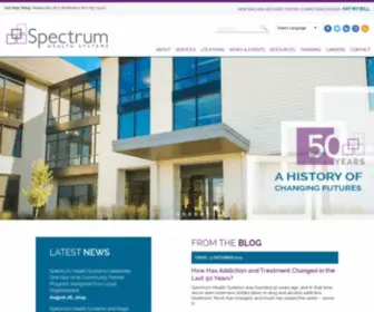 Spectrumhealthsystems.org(Spectrum Health Systems) Screenshot