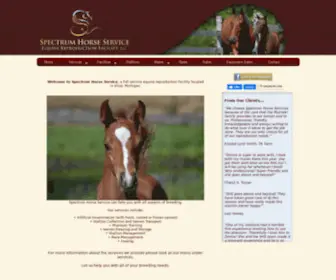 Spectrumhorseservice.com(Spectrumhorseservice) Screenshot