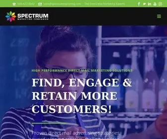 Spectrummarketing.com(Direct Mail Marketing Services & Printing) Screenshot