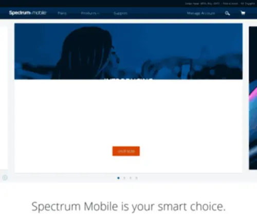 Spectrummobile.com(Spectrummobile) Screenshot