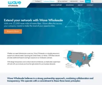 Spectrumnet.us(Wave Wholesale Custom Broadband Solutions l) Screenshot