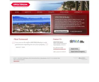 Spectrumrealty.com(SPECTRUM Realty) Screenshot