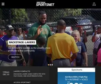 Spectrumsportsnet.com(Spectrum SportsNet) Screenshot