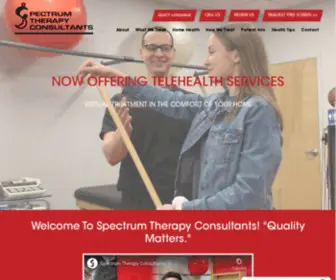 Spectrumtherapyconsultants.com(Spectrum Therapy Consultants) Screenshot