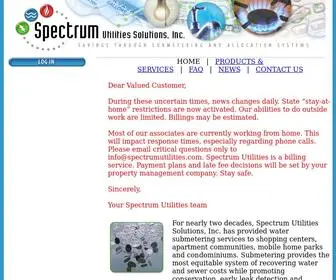 Spectrumutilities.com(Spectrum Utilities Solutions) Screenshot